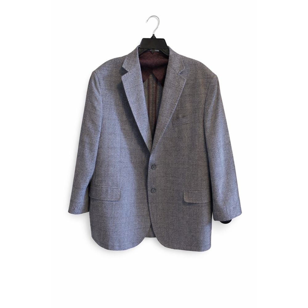 Joseph‎ Abboud Heritage Men's 48R Gray Wool Blazer Italian Fabric Lanificio
